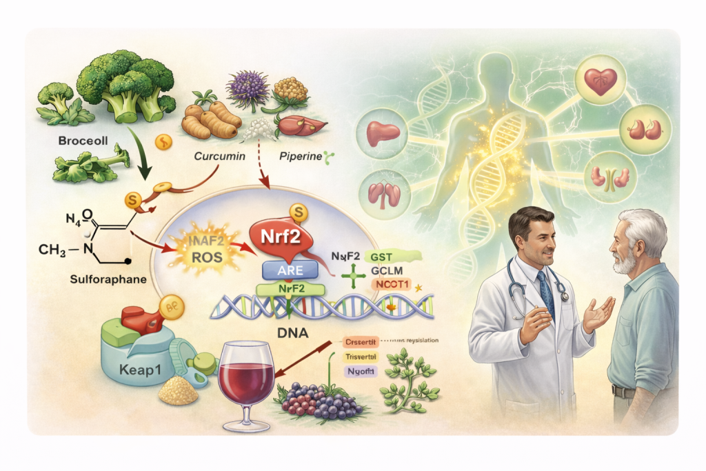 萝卜硫素和其他营养基因组 Nrf2 激活剂：临床医生的期望与现实相符吗